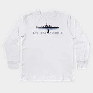 Tactical Asshole Kids Long Sleeve T-Shirt